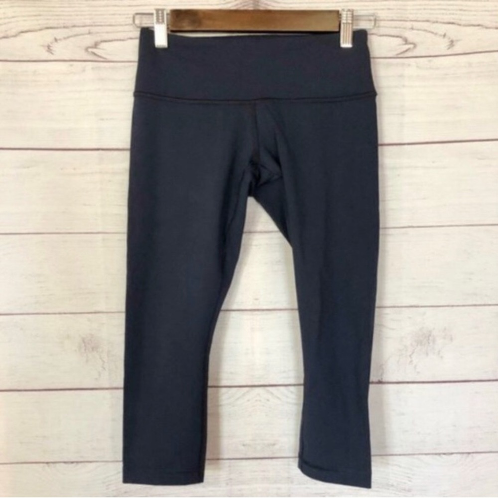 Lululemon Wunder Under Crop Deep Indigo 21" Athletic Pants 4